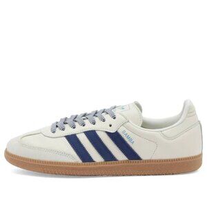 NWT Adidas Women's Samba OG Trainer Off White/Blue Size 9.5